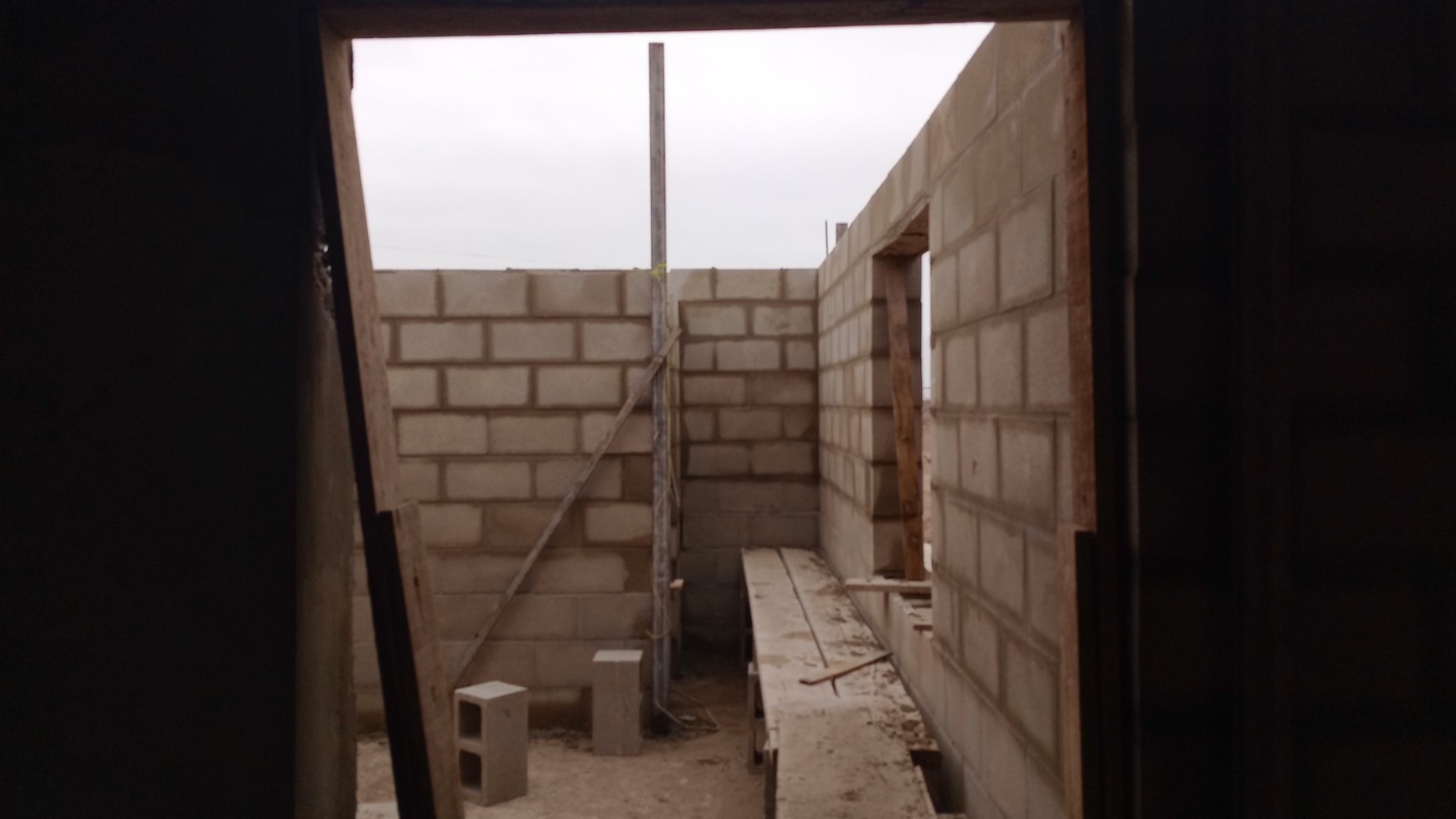 Construcción con bloques de hormigón