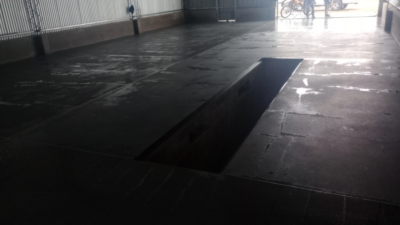 Piso industrial en galpón